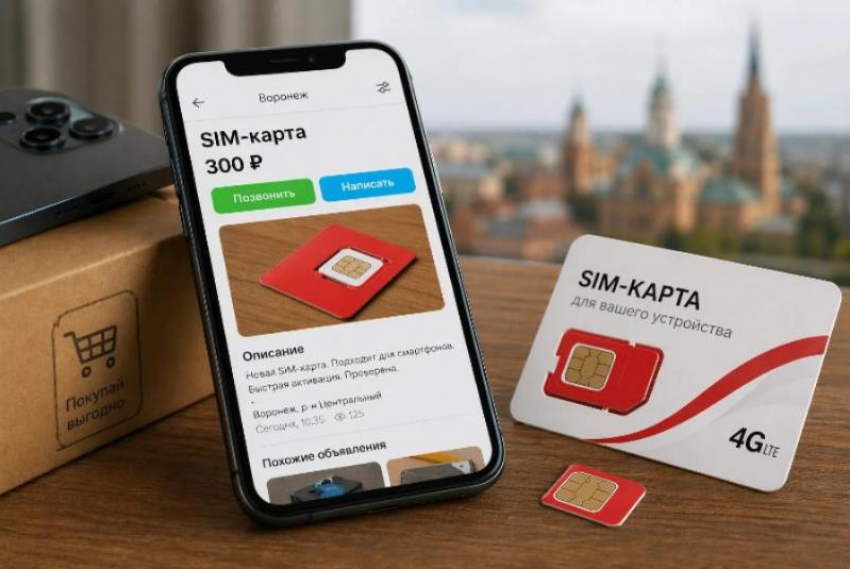 На ресейл-площадках в Воронеже начали продавать SIM-карты