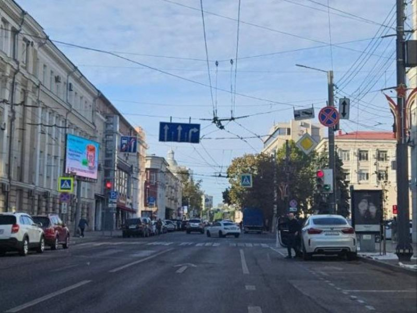 Подставу от платных парковок заметили в центре Воронежа