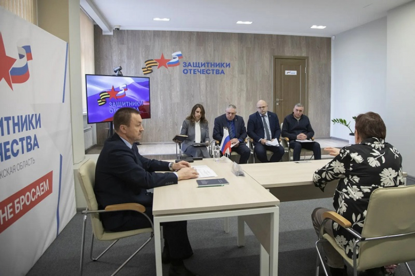 Председатель Воронежской облдумы провел прием ветеранов СВО в филиале фонда «Защитники Отечества»