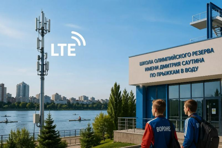 В Воронеже у школы олимпийского резерва обновили сеть LTE