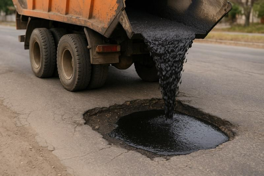 7,5 тыс. тонн асфальта заготовили для зимнего латания воронежских дорог