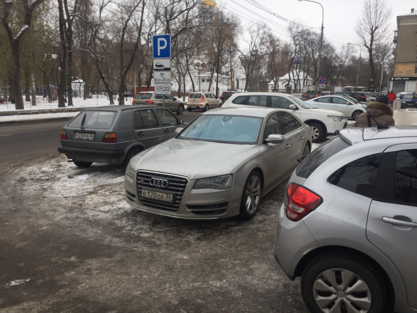 Audi S8 чиновника дерзко наплевал на людей и платные парковки  