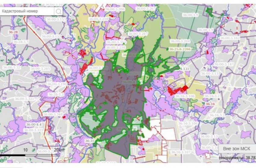 Границы Воронежа наконец начертили на официальных картах и внесли в ЕГРН