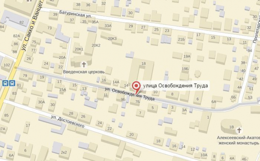 Улица Освобождения труда в Воронеже будет перекрыта на праздник Крещения