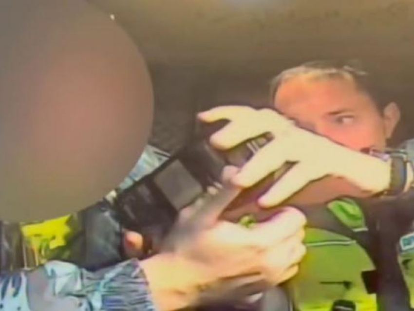 Хитрая затея пьяного водителя попала на видео в Воронежской области