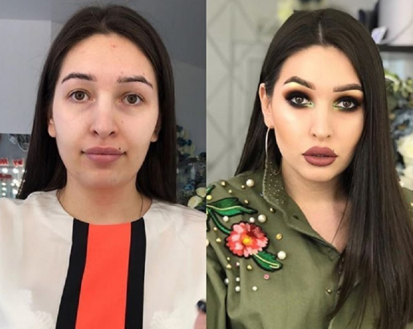 Чудесное преображение с помощью макияжа показала на себе девушка из Воронежа