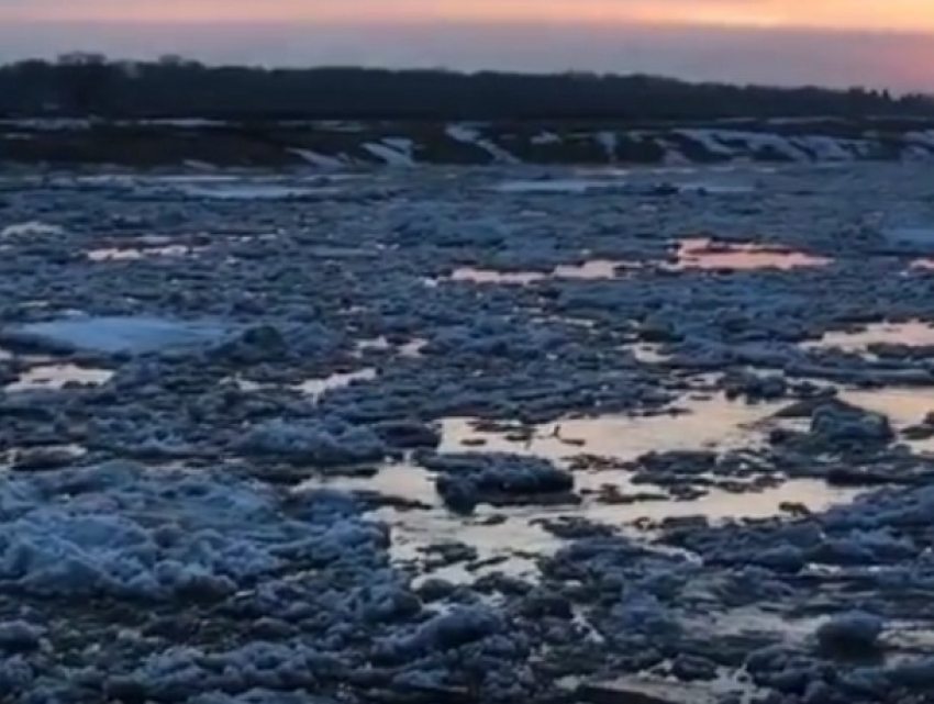 Захватывающий ледоход на Дону сняли на видео воронежцы 