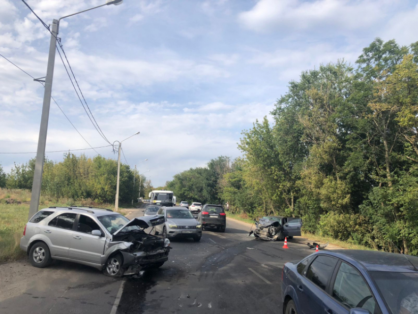 Момент смертельного ДТП сняли от первого лица в Воронеже