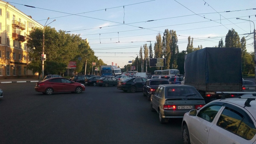 В Воронеже показали, кто виноват в городских пробках