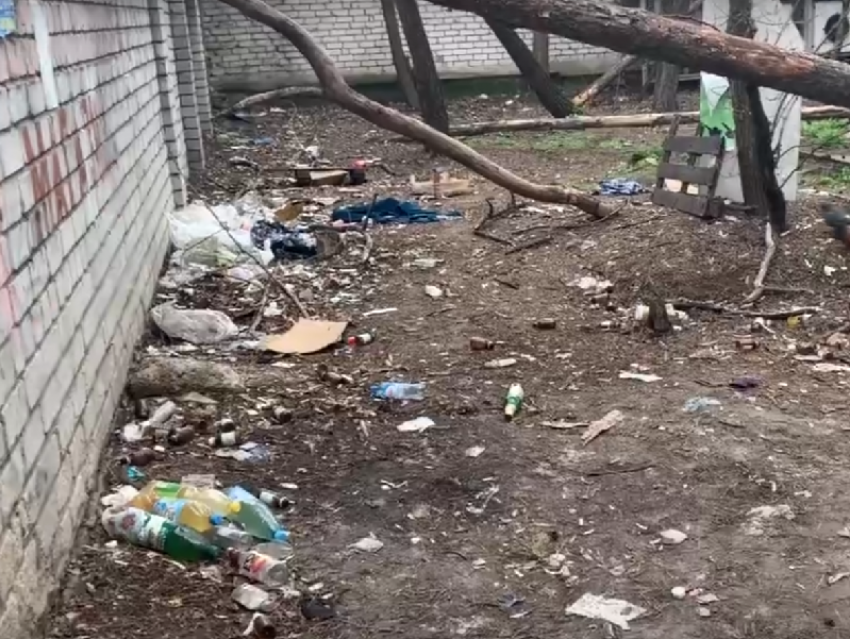 Море мусора на воронежском Машмете показали на видео 