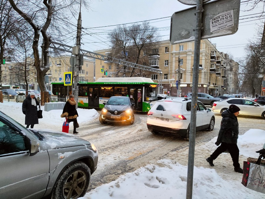 Названы причины невыхода маршруток на улицы Воронежа в первый рабочий день года