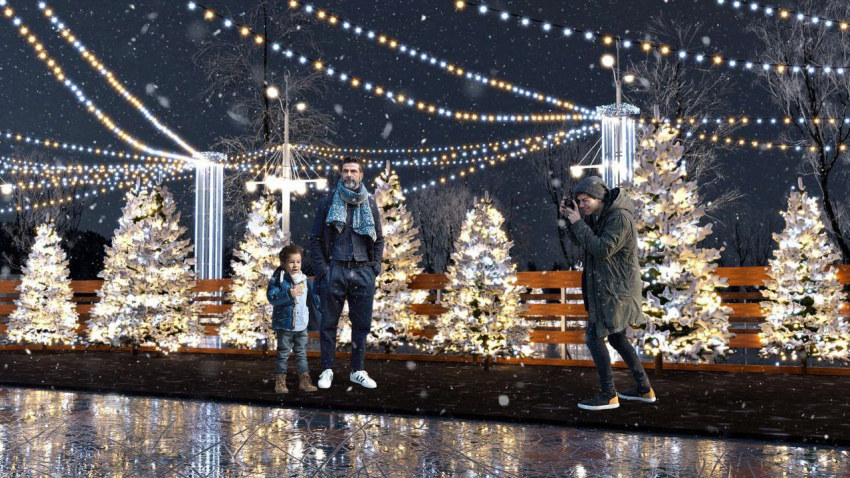 Любимый каток мэра Воронежа на Адмиралтейке увеличат вдвое