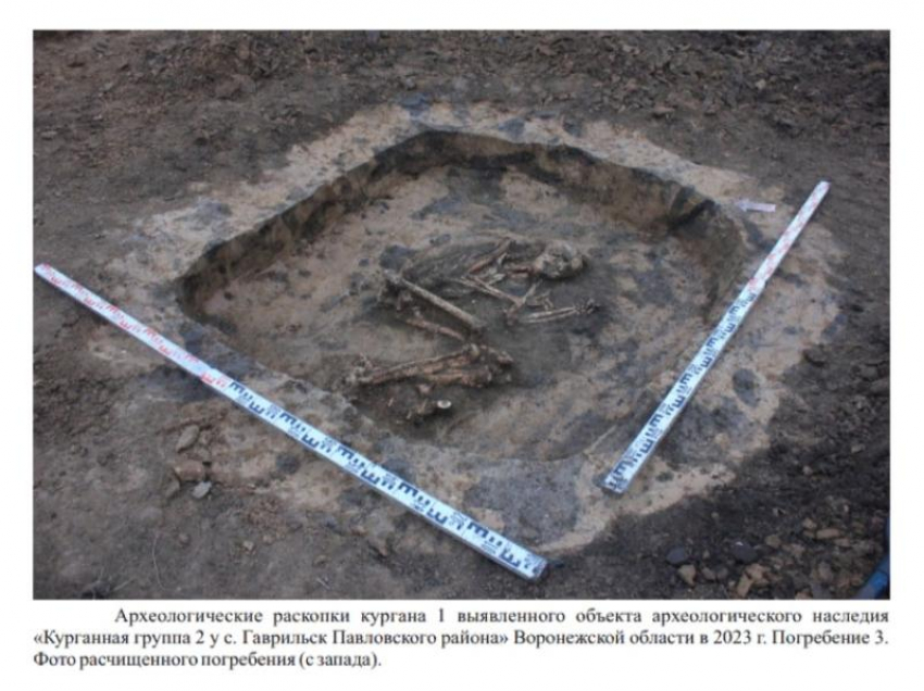 Древние погребения нашли при строительстве дороги в Воронежской области  