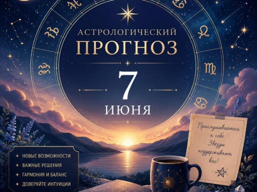 Астрологический прогноз на 7 июня: что звёзды приготовили воронежцам на сегодняшний день?