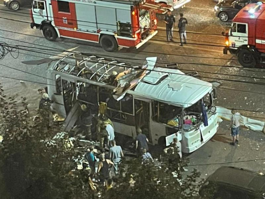 Число пострадавших от взрыва в воронежском автобусе выросло до 24