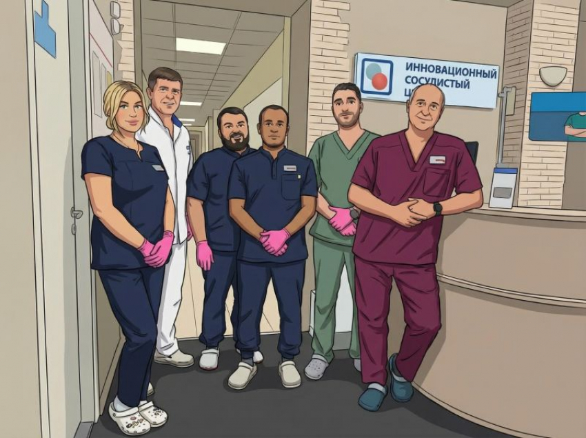 Инновационный сосудистый центр опубликовал новогоднее поздравление для воронежцев 