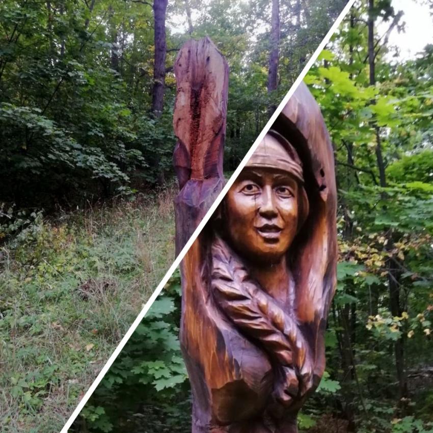 Вандалы уничтожили все скульптуры на «Поляне предков» в Воронеже