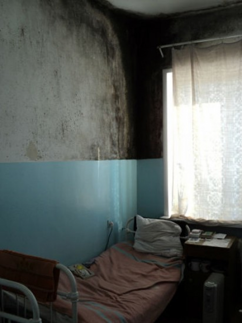 Жителям Воронежской области приходится лечиться в больницах, покрывшихся плесенью (ФОТО)