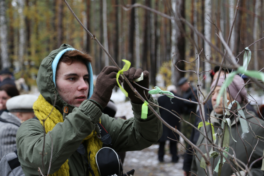 В воронежском микрорайоне Сомово почтили память жертв политических репрессий