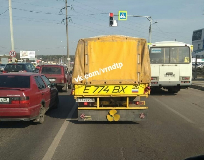 Автомобиль Карлсона поразил водителей пропеллером в Воронеже