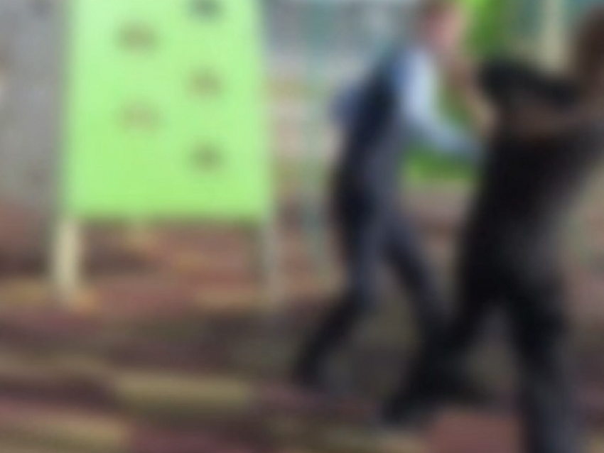 Драка девочки и мальчика после уроков попала на видео в Воронеже