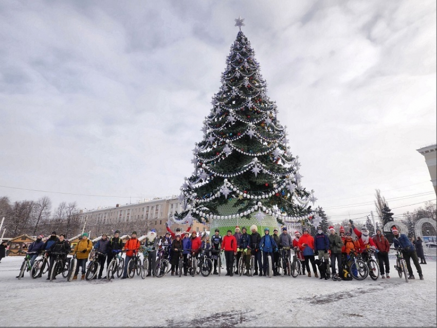  В Воронеже пройдет новогодний велопробег 