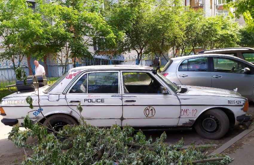 Старый Mercedes, отсылающий «Назад в будущее», заметили в Воронеже