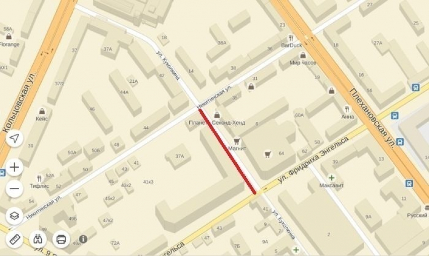 Больше двух месяцев нельзя будет парковаться на улице Куколкина в Воронеже