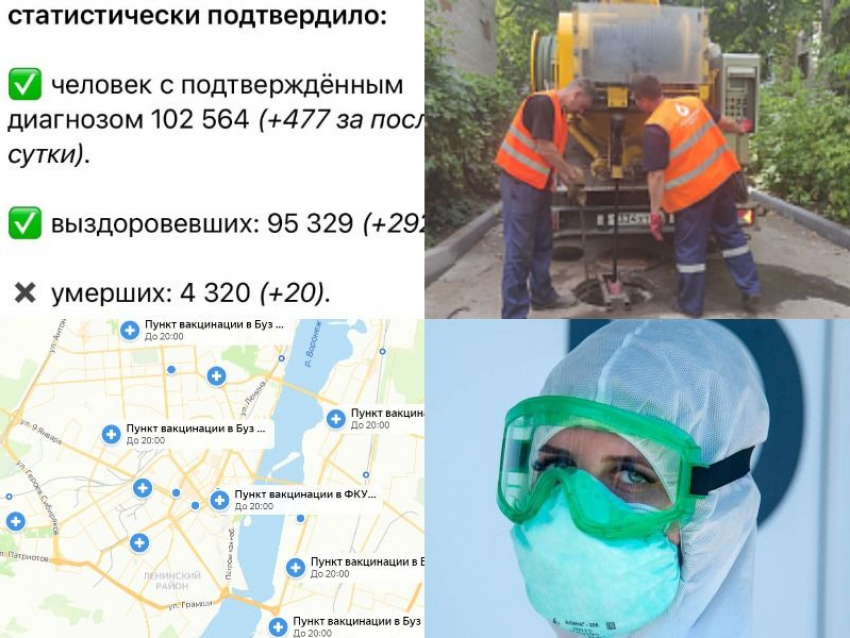 Коронавирус в Воронеже 28 июля: +20 смертей, карта прививочных пунктов и партия «Спутника Лайт»
