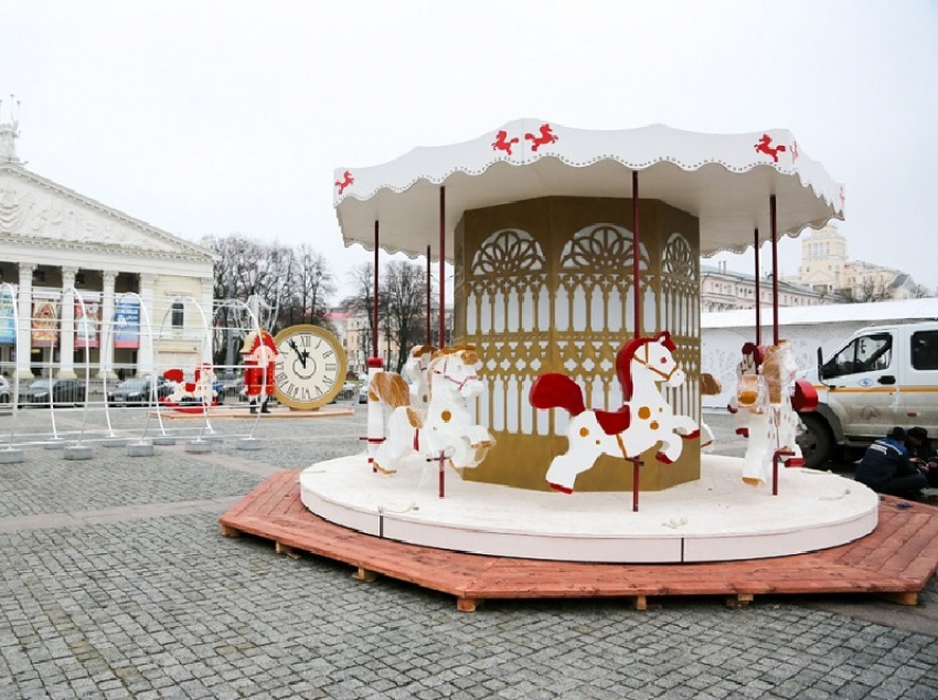 Как будет выглядеть площадь Ленина на новогодние праздники в Воронеже