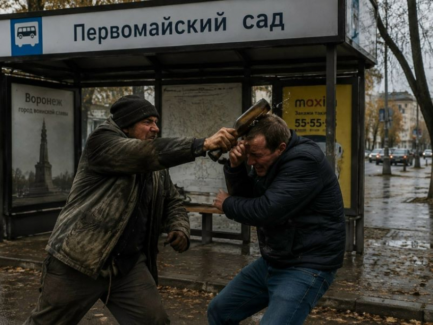 Кровавая драка с бомжом закончилась уголовным делом в Воронеже