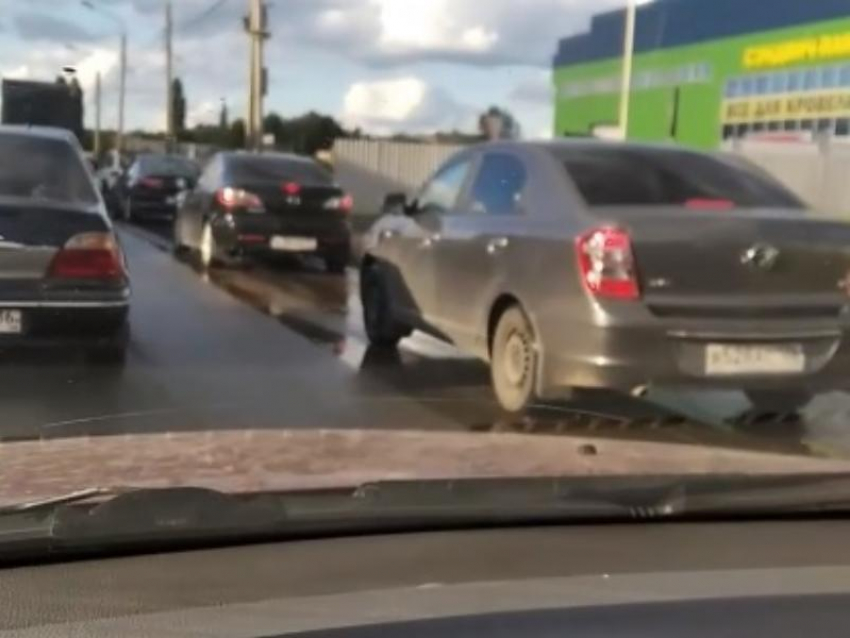 Нашествие обочечников в самоизоляционной пробке сняли в Воронеже