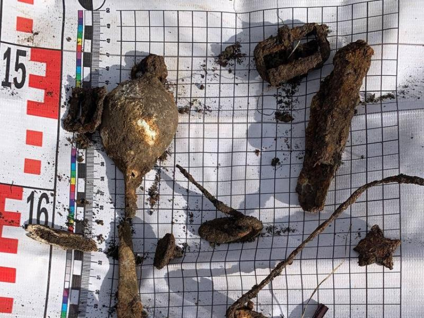 Останки красноармейца подняли в Воронежской области