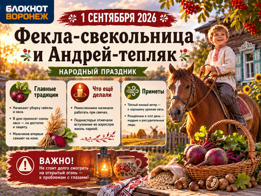 Свекла спасет, а огонь ослепит: что за день наступил 1 сентября