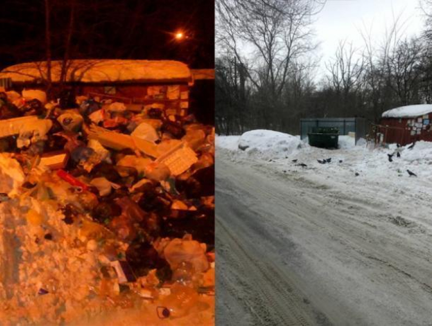 В Воронеже коммунальщики убрали мусорную гору после публикации «Блокнота»