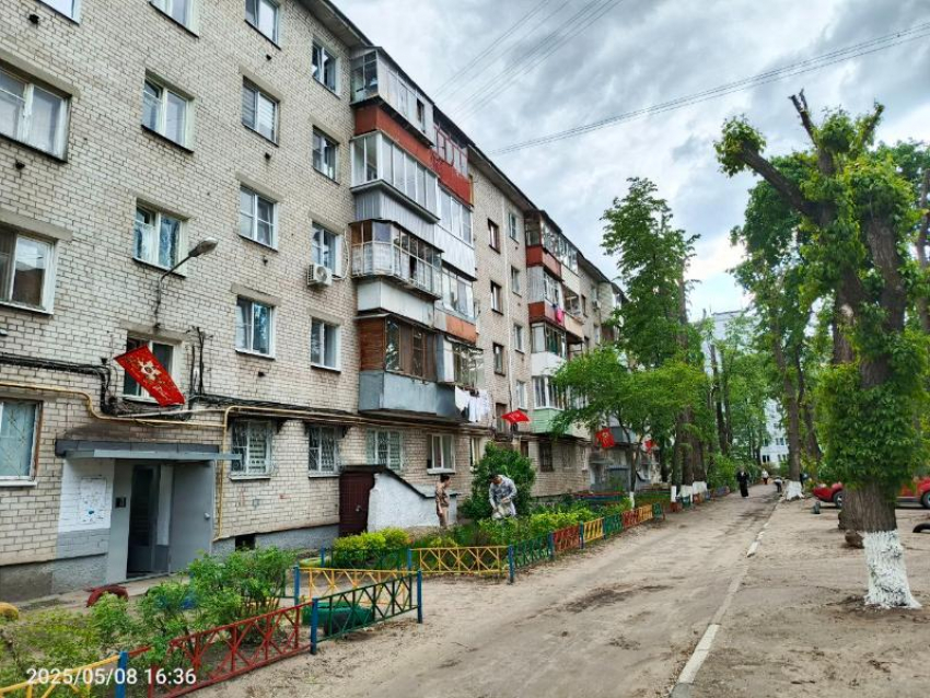 Патриотичное настроение заметили в спальном районе Воронежа 