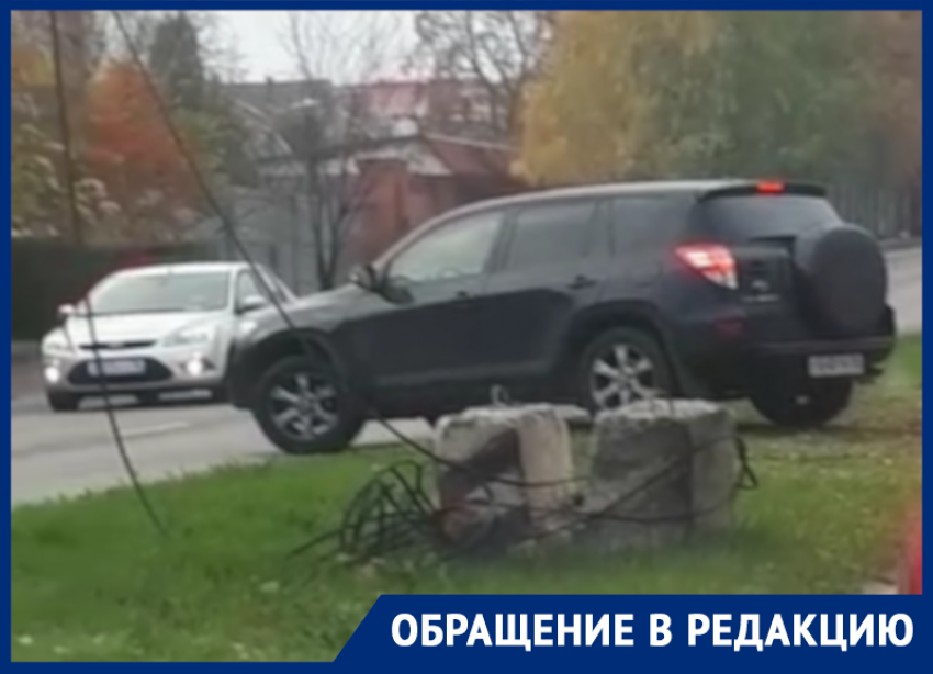 Деструктивный способ избежать пробку сняли в Воронеже