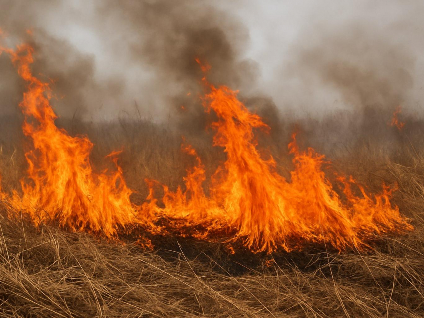 Почти 500 жителей Воронежской области оштрафовали за поджог травы