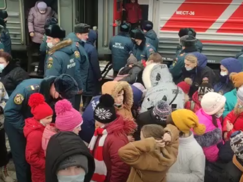 Второй поезд с гражданами из ЛНР и ДНР прибыл в Воронеж