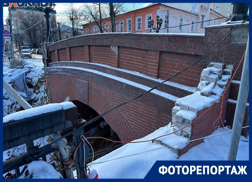 8 месяцев не хватило, чтобы восстановить Каменный мост в Воронеже: как он выглядит сейчас