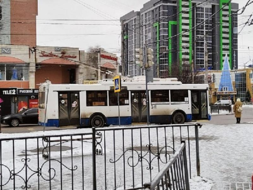 Троллейбус №11 не выйдет на линию в выходные в Воронеже