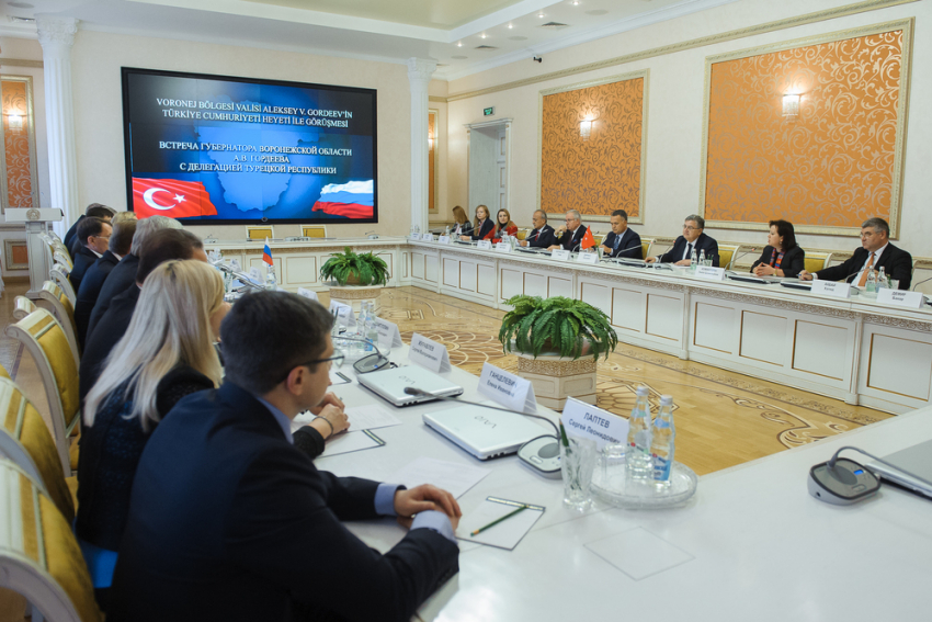 Алексей Гордеев пообещал поддержку российско-турецким проектам в Воронежской области