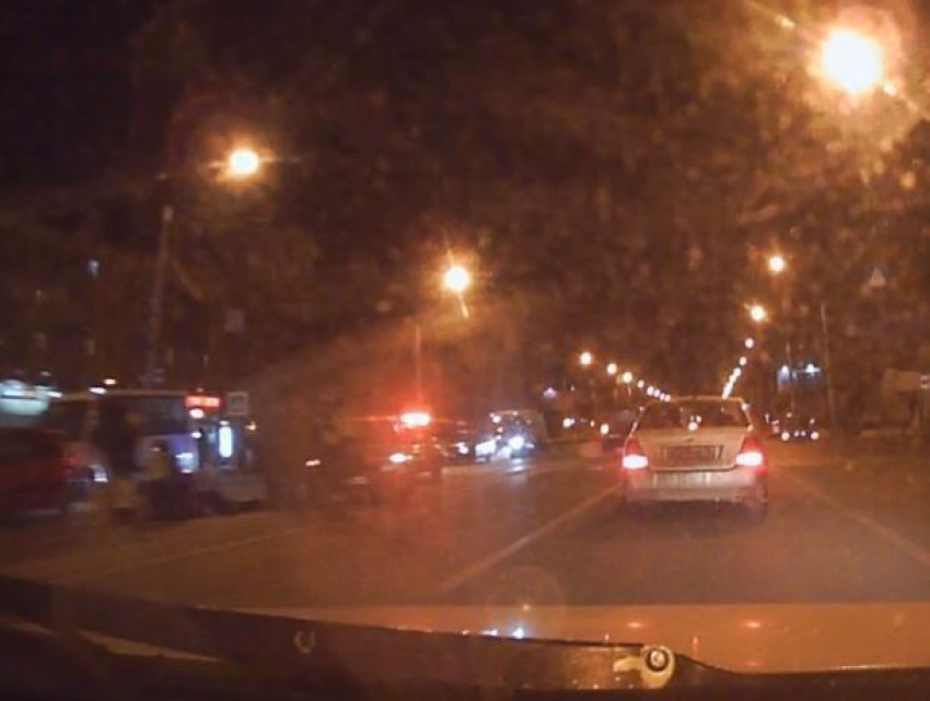 В Воронеже последствия наезда машины на пешеходов сняли на видео