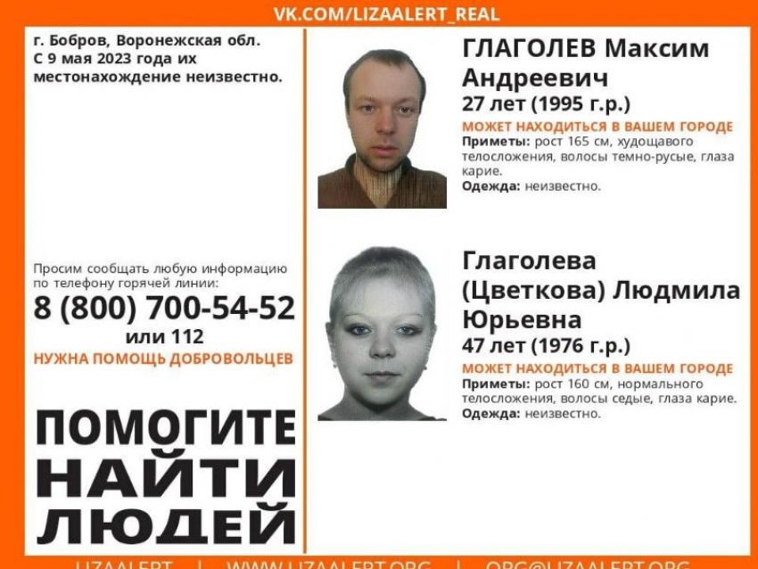 Мать и сын без вести пропали в Воронежской области