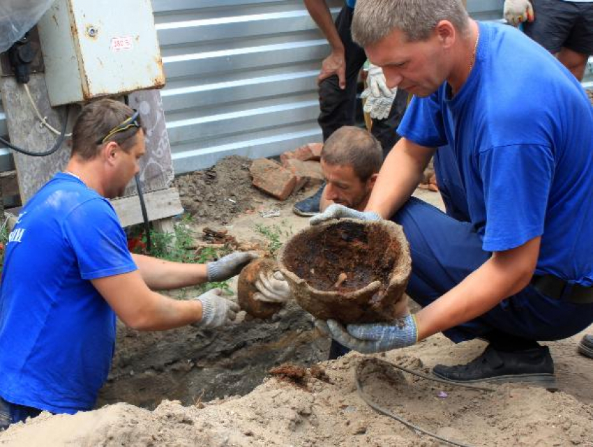 Опубликовано фото человеческих останков на стройплощадке в Воронеже