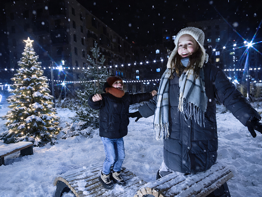 Девелопер создал новогоднюю сказку в воронежском ЖК 