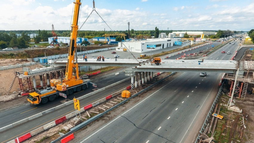 Мост-разворот на Воронеж у сити-парка «Град» откроют в декабре