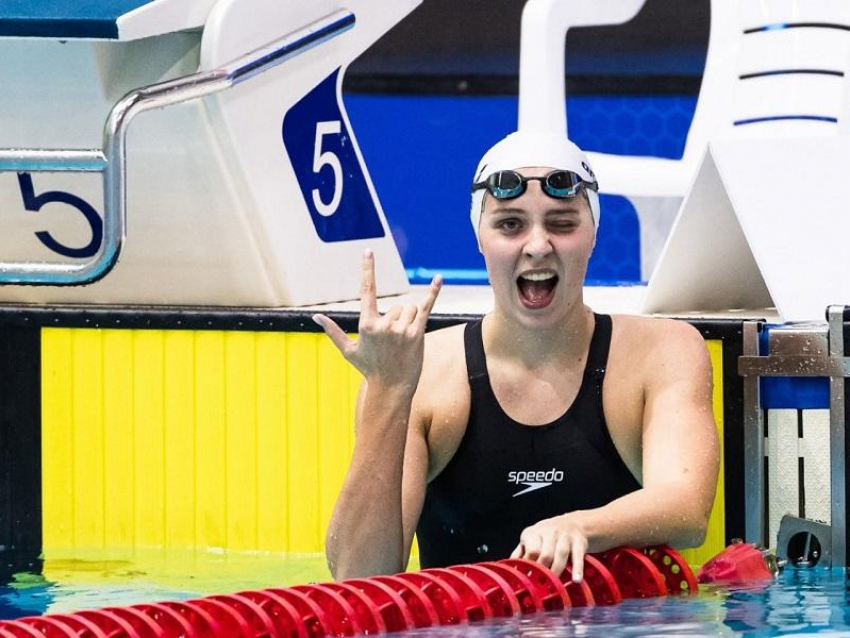 Красавица-пловчиха из Воронежа Клепикова стала чемпионкой страны на стометровке кролем 