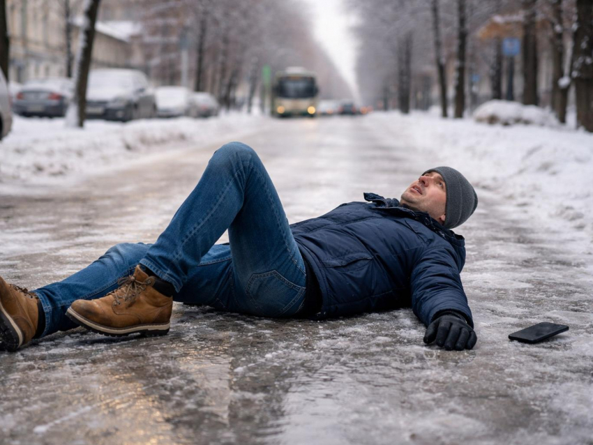 С конца января из-за гололеда пострадали 4,5 тыс жителей Воронежской области