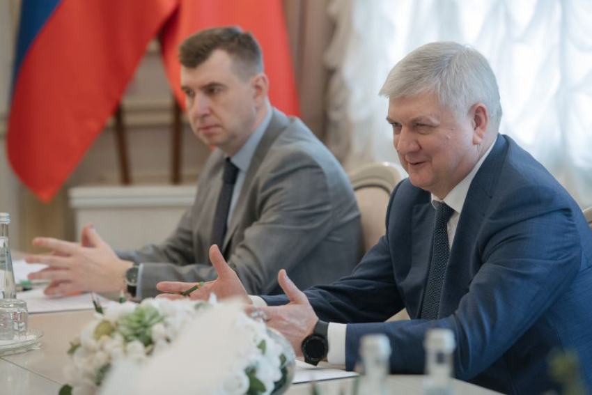 Губернатор Александр Гусев встретился с новым руководителем воронежского «Сбера»